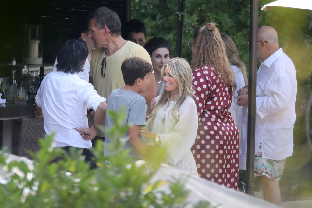Sylvie Meis And Niclas Castello Hold A Pre Wedding Reception At Villa Cora In Florence, Italy.