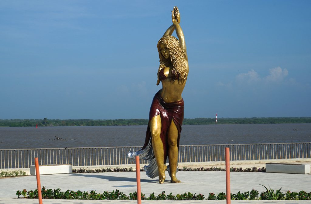 Colombia Music Shakira Statue