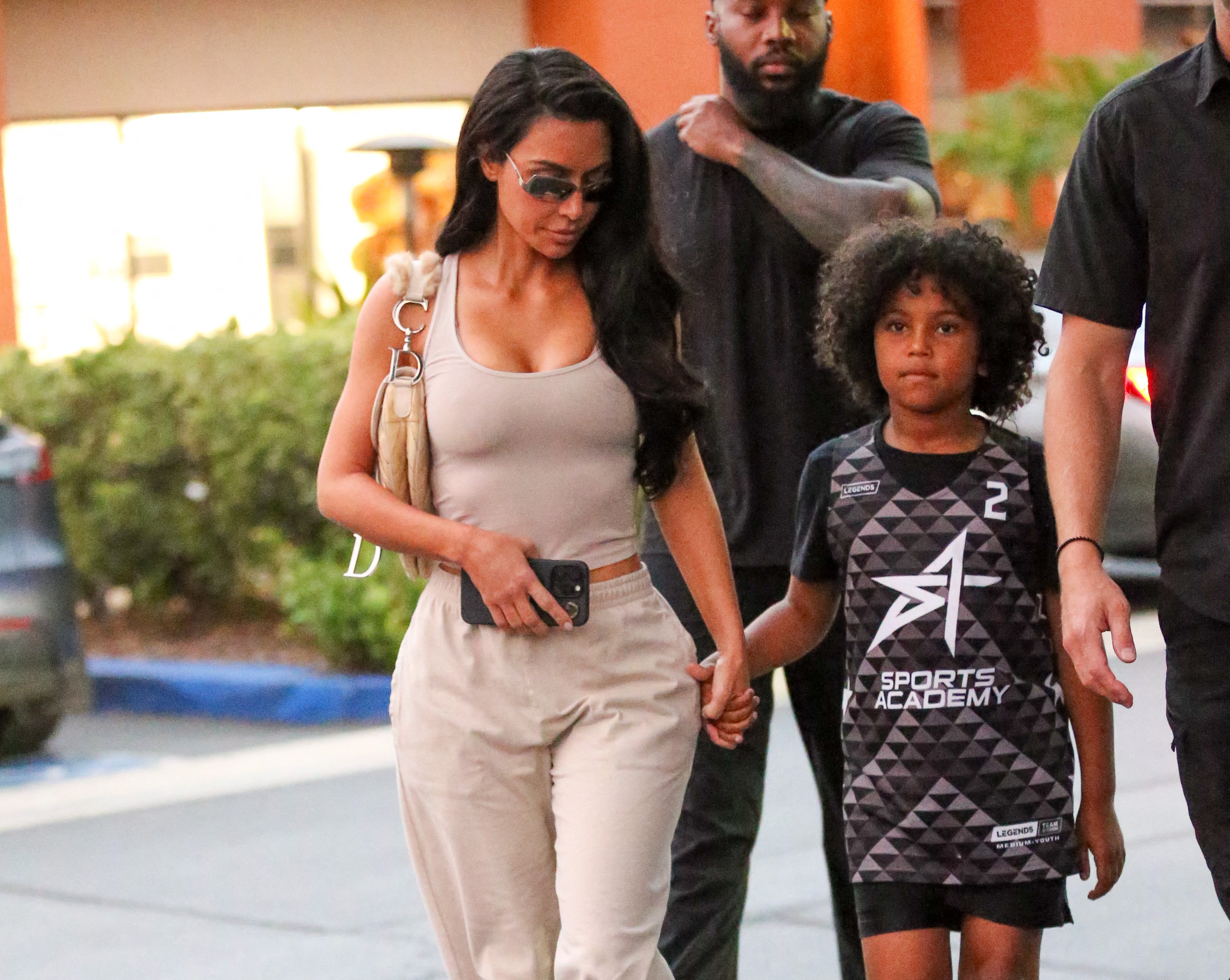 Kim Kardashian And Her Son Out La