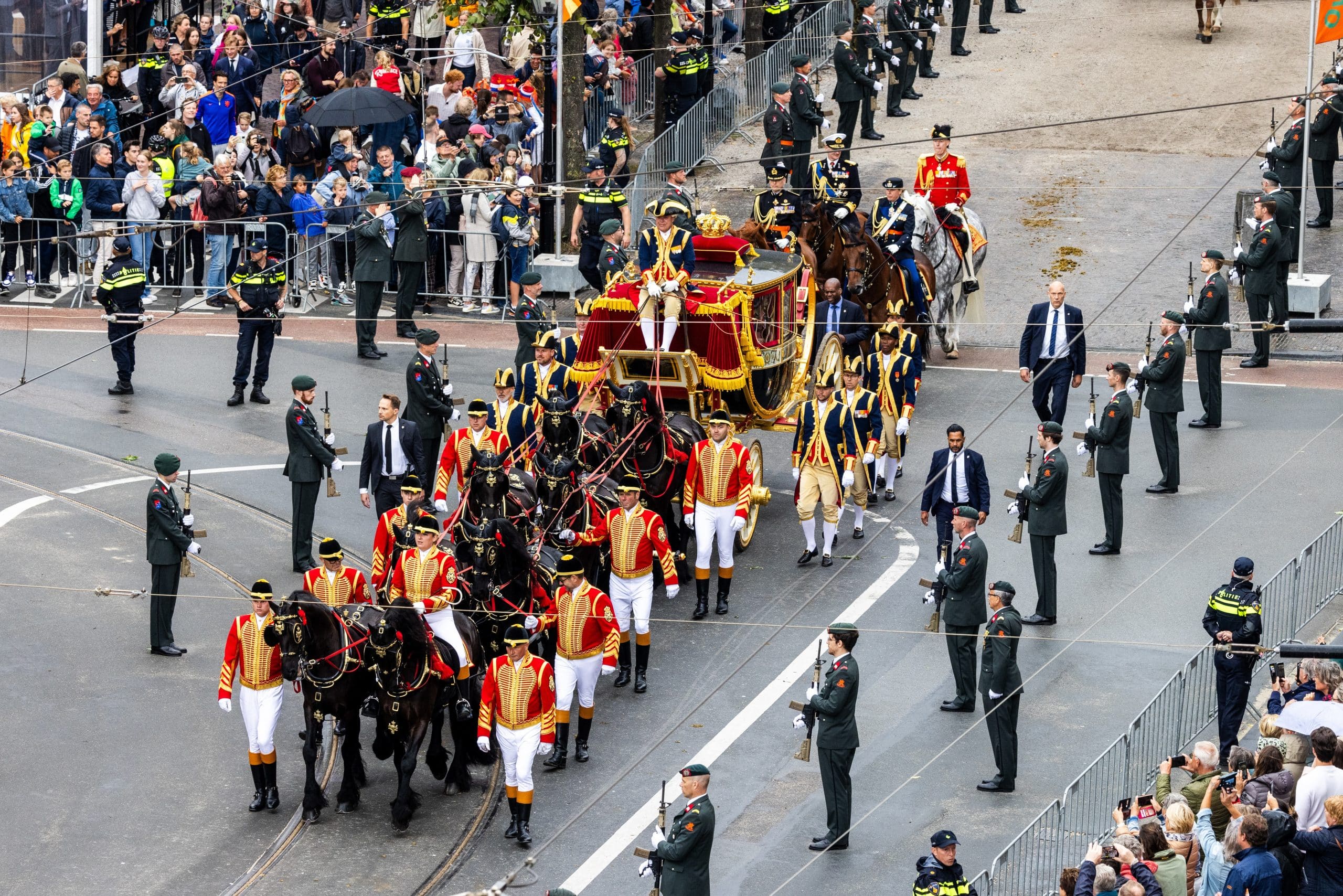 Prinsjesdag: Stoet Onderweg Terug Naar Paleis Noordeinde