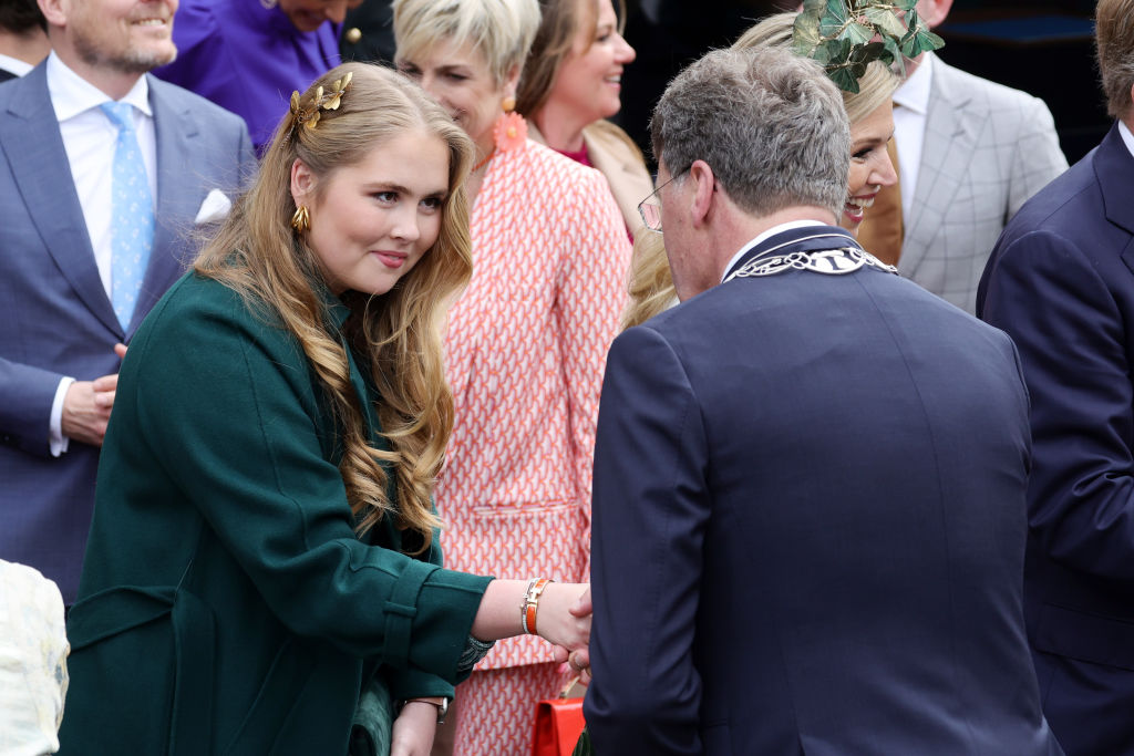 Amalia Dutch Royal Family Celebrates Kingsday In Emmen