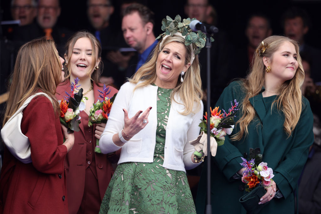 Koningin Máxima Dutch Royal Family Celebrates Kingsday In Emmen