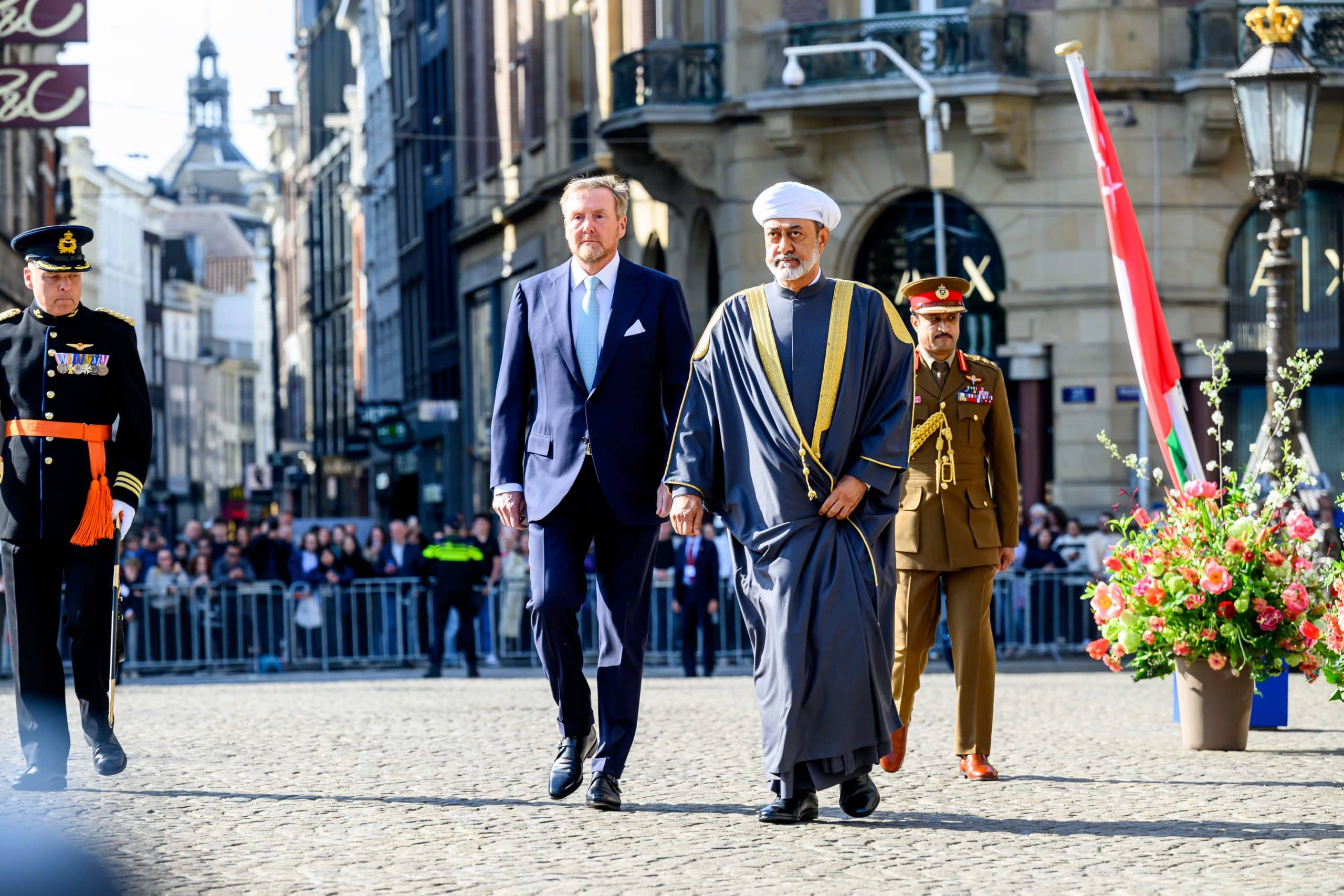 Sultan Oman Op Staatsbezoek In Nederland