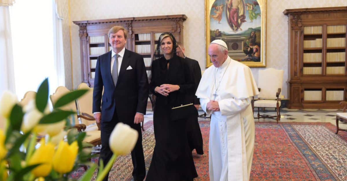 Paus Uitvaart Willem Alexander Maxima