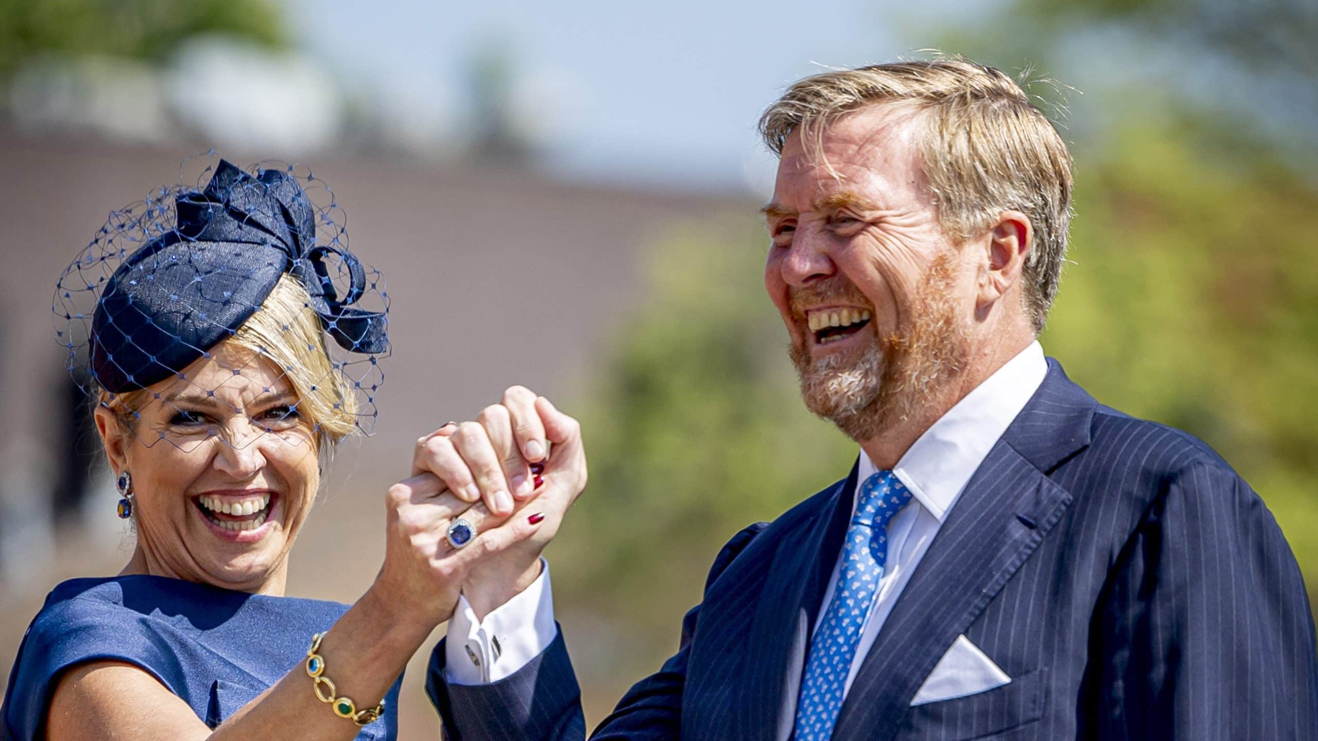 Beeld: Patrick van Katwijk King Willem Alexander Maxima Visits St. Antoinus Hospital