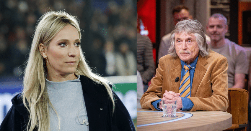 Hélène Hendriks en Johan Derksen