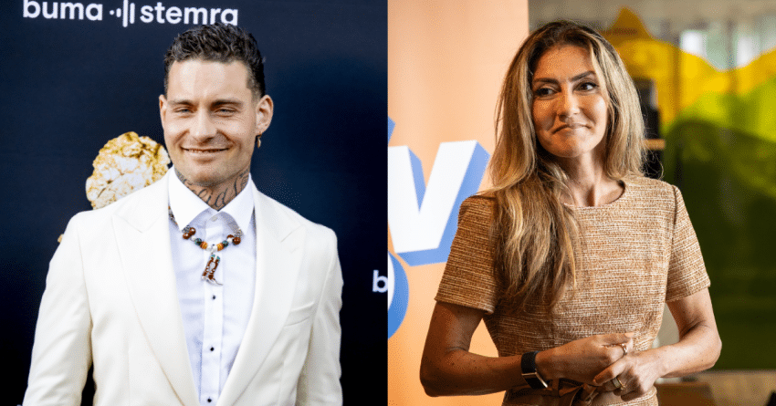 Dilan Yesilgoz en Douwe Bob
