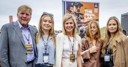 Koninklijk Gezin Bij Grand Prix Formule 1