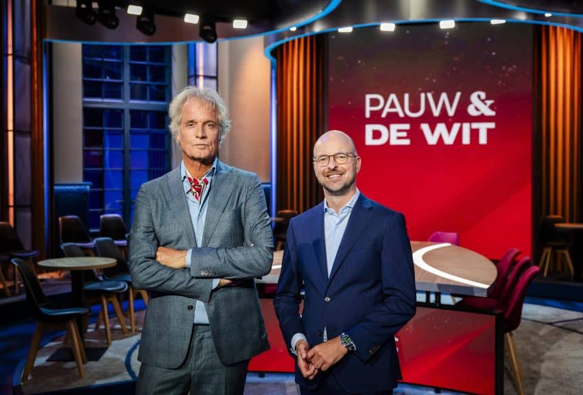 Portretten Presentatieduo Jeroen Pauw En Tim De Wit