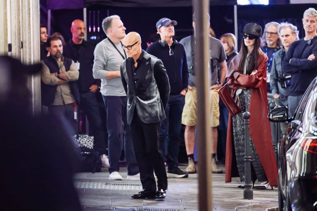 The Filming Of "the Devil Wears Prada 2" Movie In Milan, Italy 07 Oct 2025