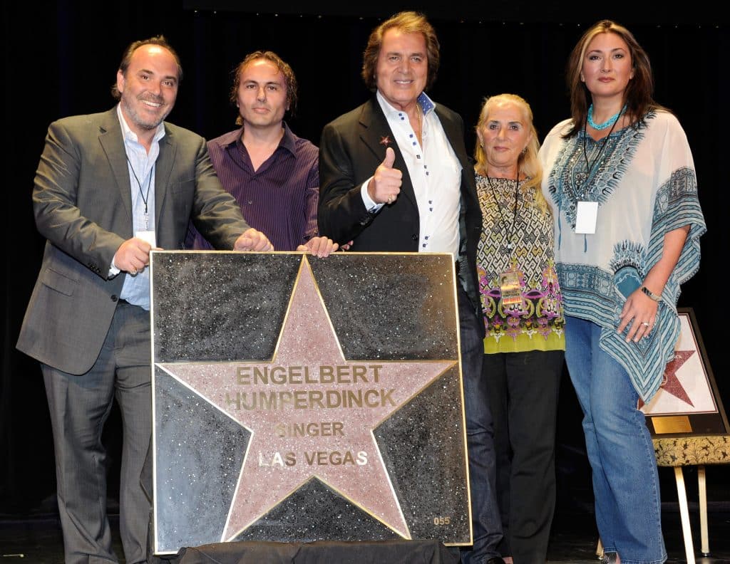 Engelbert Humperdinck Receives Key To The City & Is Honored On The Las Vegas Walk Of Stars