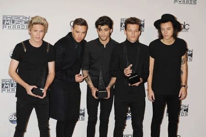 2014 American Music Awards Press Room One Direction