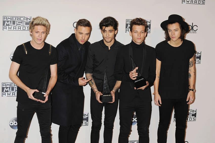 2014 American Music Awards Press Room One Direction
