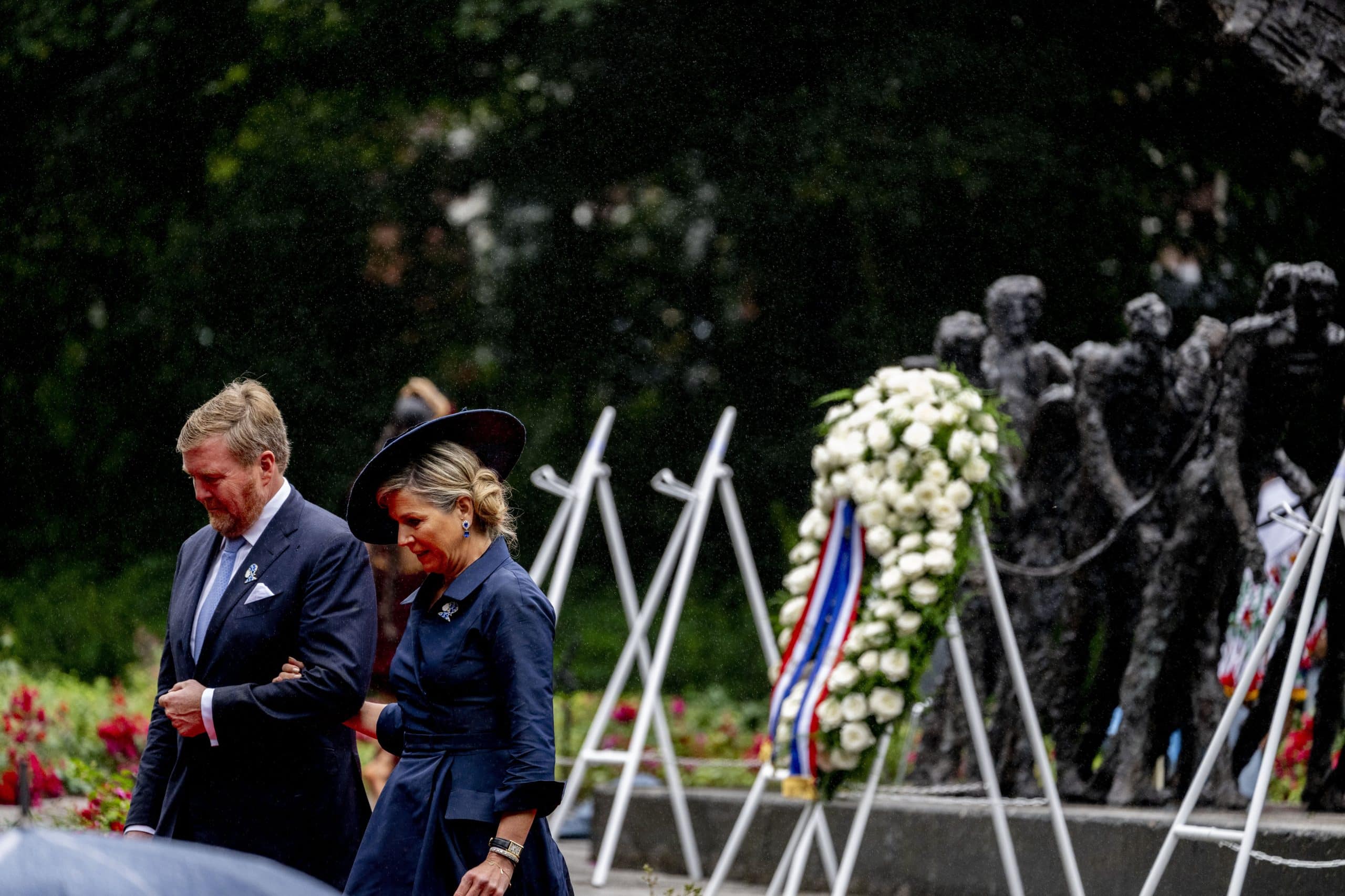 Nationale Herdenking Slavernijverleden Koningspaar