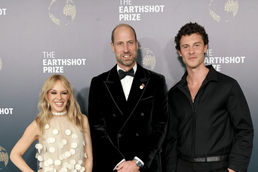 Prins William Shawn Mendes Kylie Minogue