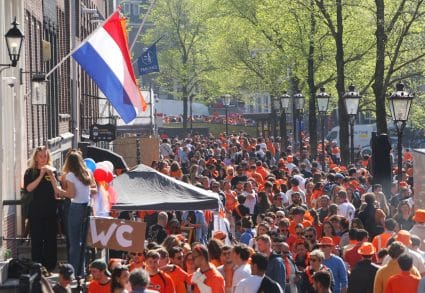 Netherlands King's Day Celebrations In Amsterdam koningsdag