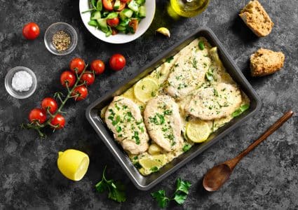 Weekend-recept voor de feestdagen: Romige citroenkip uit de oven