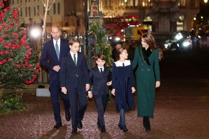 Members Of The Royal Family Attend The 'together At Christmas' Carol Service