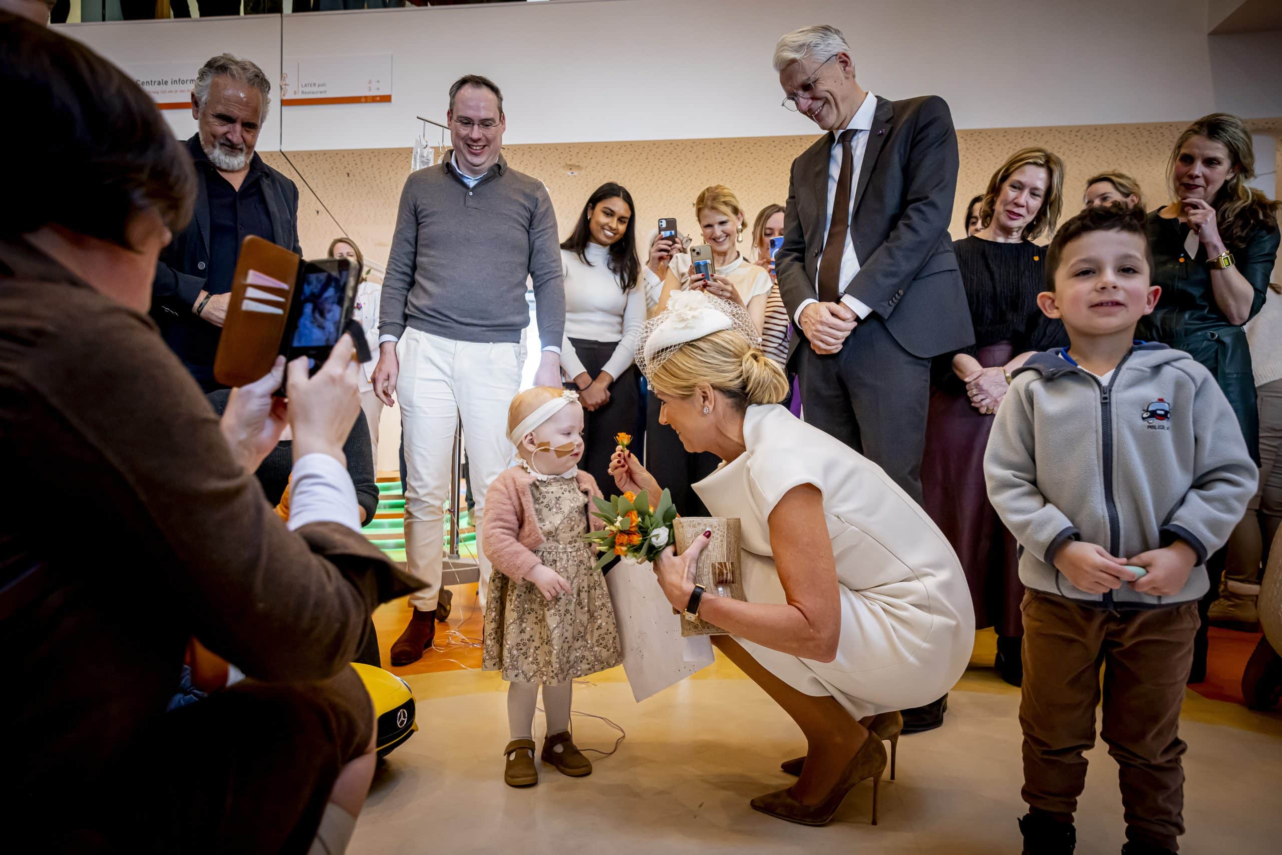 Queen Máxima Of The Netherlands Attends A Partnership Signing Ceremony At The Princess Maxima Center