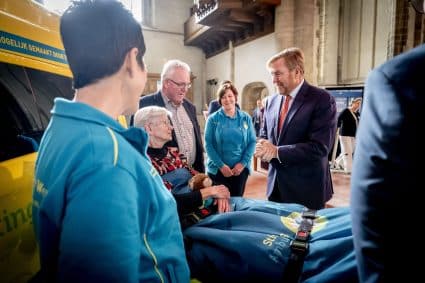 Koning Willem-Alexander Bij Viering 25.000ste Wens Van Stichting Ambulance Wens