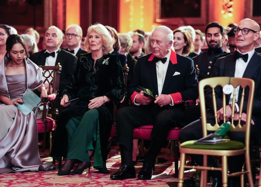 King Charles Iii And Queen Camilla Attend Finding Harmony Premiere At Windsor Castle 28 Jan 2026