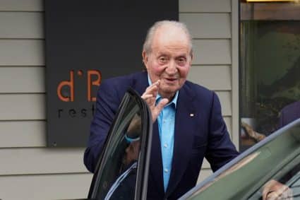 King Juan Carlos Enjoys Galician Gastronomy In O Grove