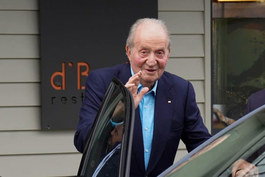 King Juan Carlos Enjoys Galician Gastronomy In O Grove