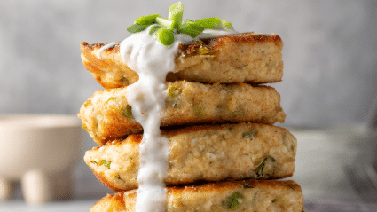 Recept: courgettepannenkoeken met hüttenkäse