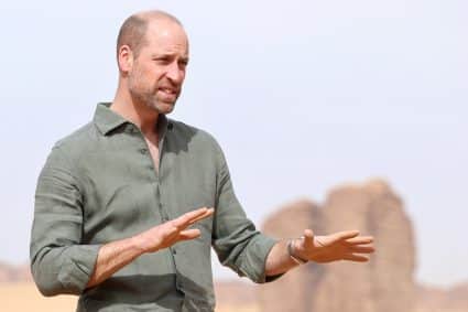 Prince Of Wales Visits Saudi Arabia Day 3 William