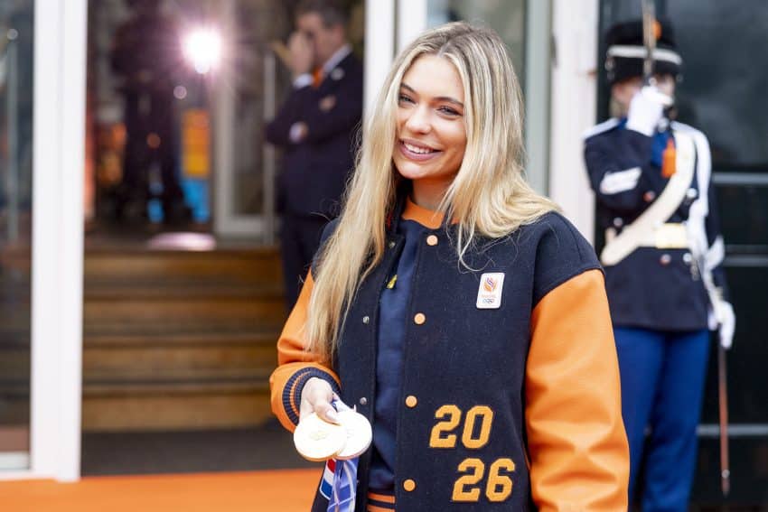 Huldiging Medaillewinnaars Olympische Winterspelen Jutta Leerdam