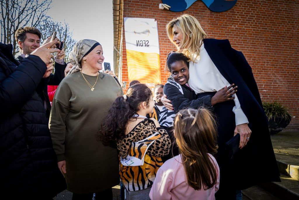 Koningin Maxima Bezoekt Huis Van De Wijk In Kader Van Schuldproblematiek
