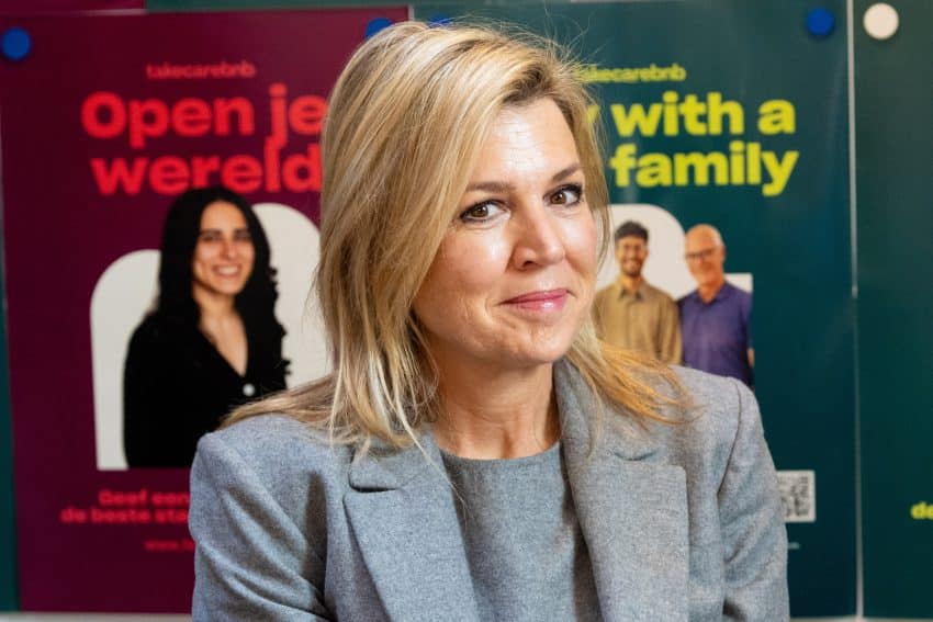 Koningin Maxima Bezoekt Stichting Takecarebnb