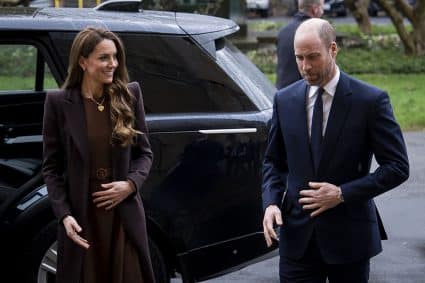 Kate en William Prince And Princess Of Wales Attend Audience At Lambeth Palace