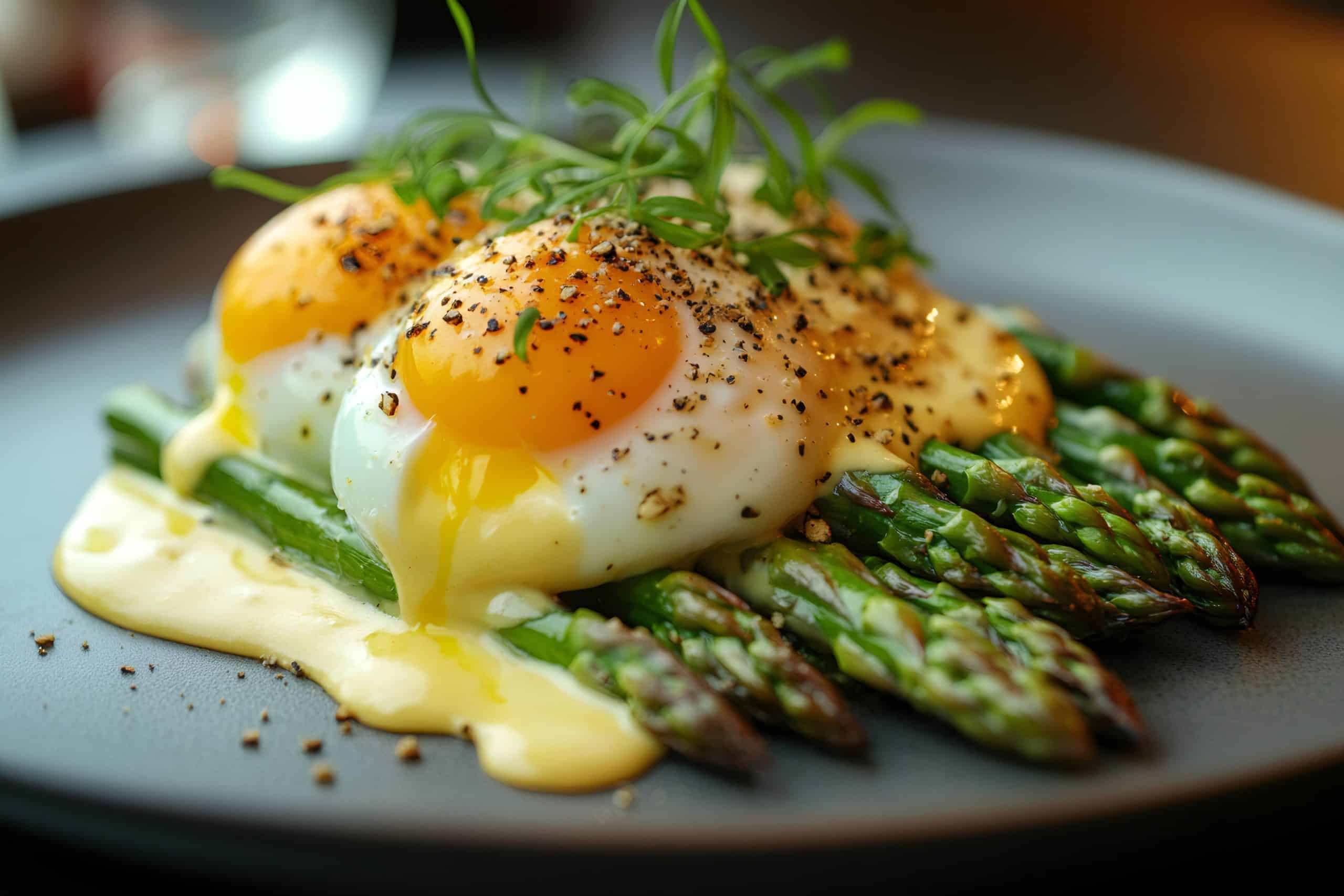 Recept: Asperges hollandaise met gepocheerd ei