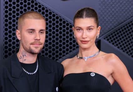 2026 Grammy Awards Arrivals Justin Bieber Hailey Bieber