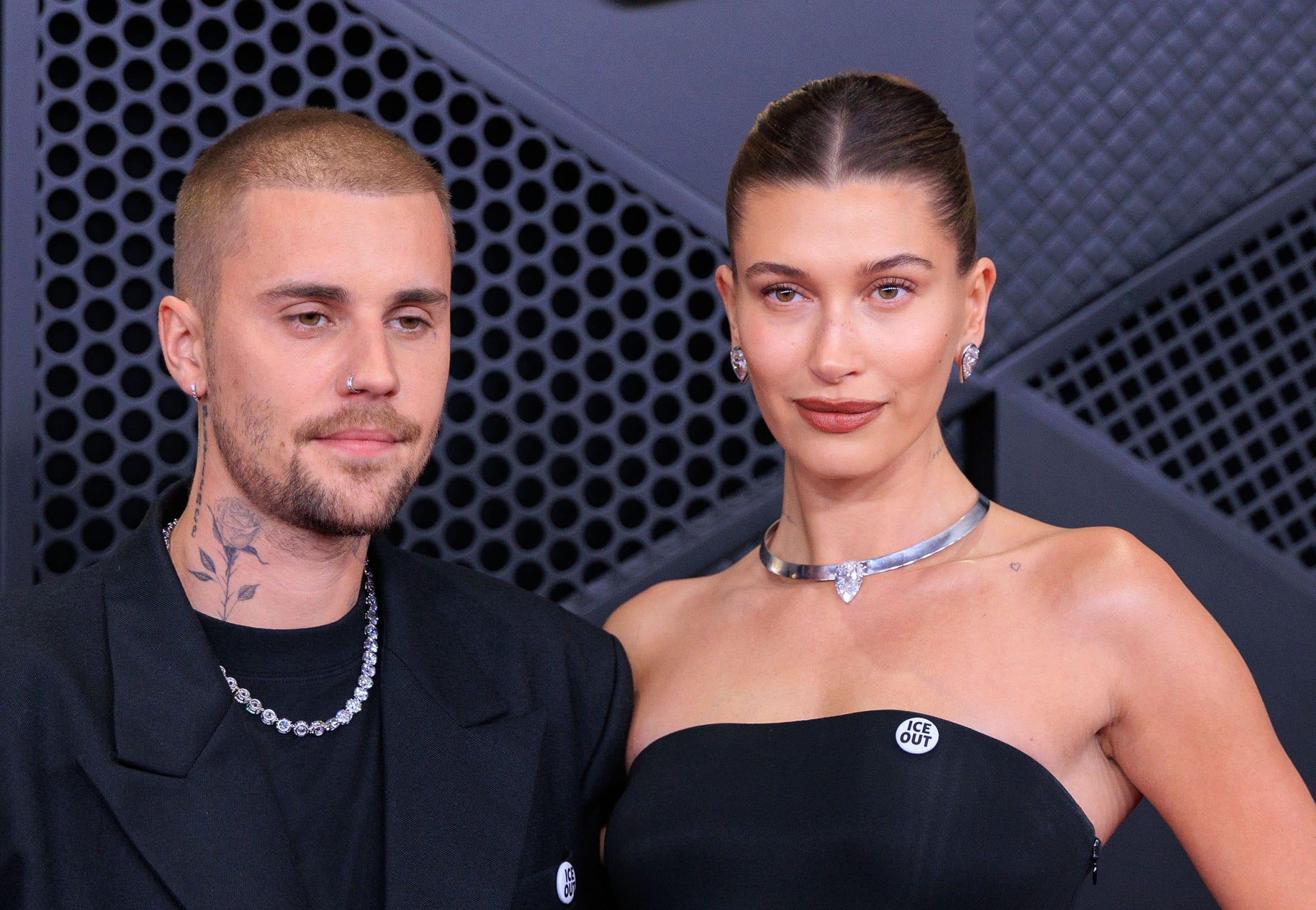 2026 Grammy Awards Arrivals Justin Bieber Hailey Bieber