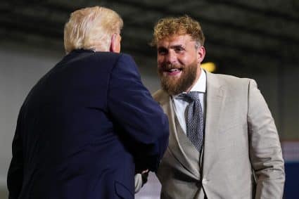 President Trump en Jake Paul