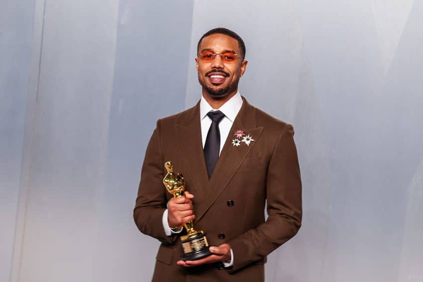 Michael B Jordan The Vanity Fair Oscar Party