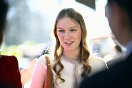 Royals Italy Winter Olympics Visit Eleonore