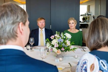 Koningspaar Aangekomen In Philadelphia Voor Werkbezoek