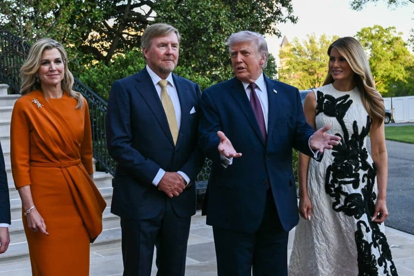 Us Netherlands Politics Diplomacy Willem-Alexander, Maxima, Trump, Melania
