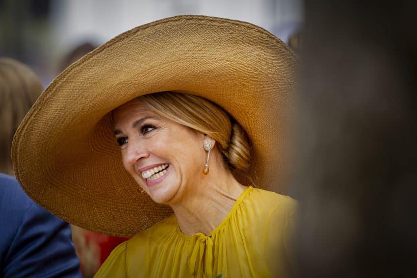 Koning En Zijn Familie Vieren Koningsdag In Dokkum. Koningin Máxima.