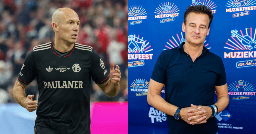 Arjen Robben en Wilfred Genee