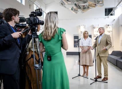 Koningspaar Tijdens Laatste Dat In Miami