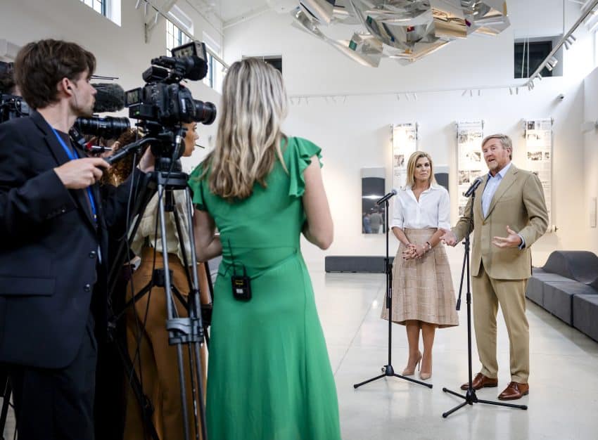 Koningspaar Tijdens Laatste Dat In Miami