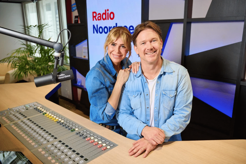 Radio Noordzee Johnny De Mol En Estelle Cruijff Swirl Studio