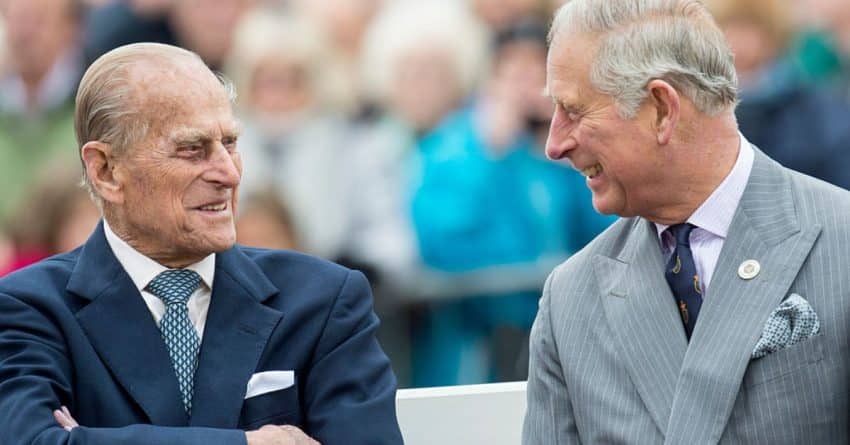 Prins Philip en koning Charles