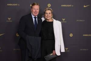 Ronald Koeman en Bartina Getty