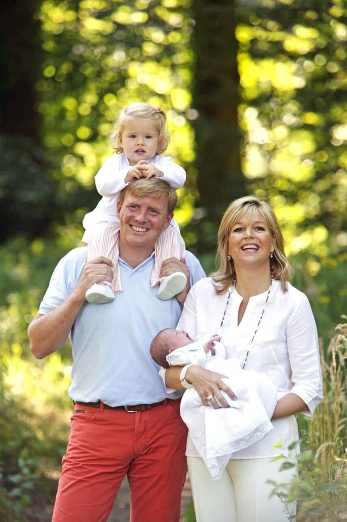 Dutch Crown Prince Willem Alexander Family Photocall