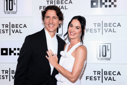 Katy Perry Justin Trudeau Getty Images